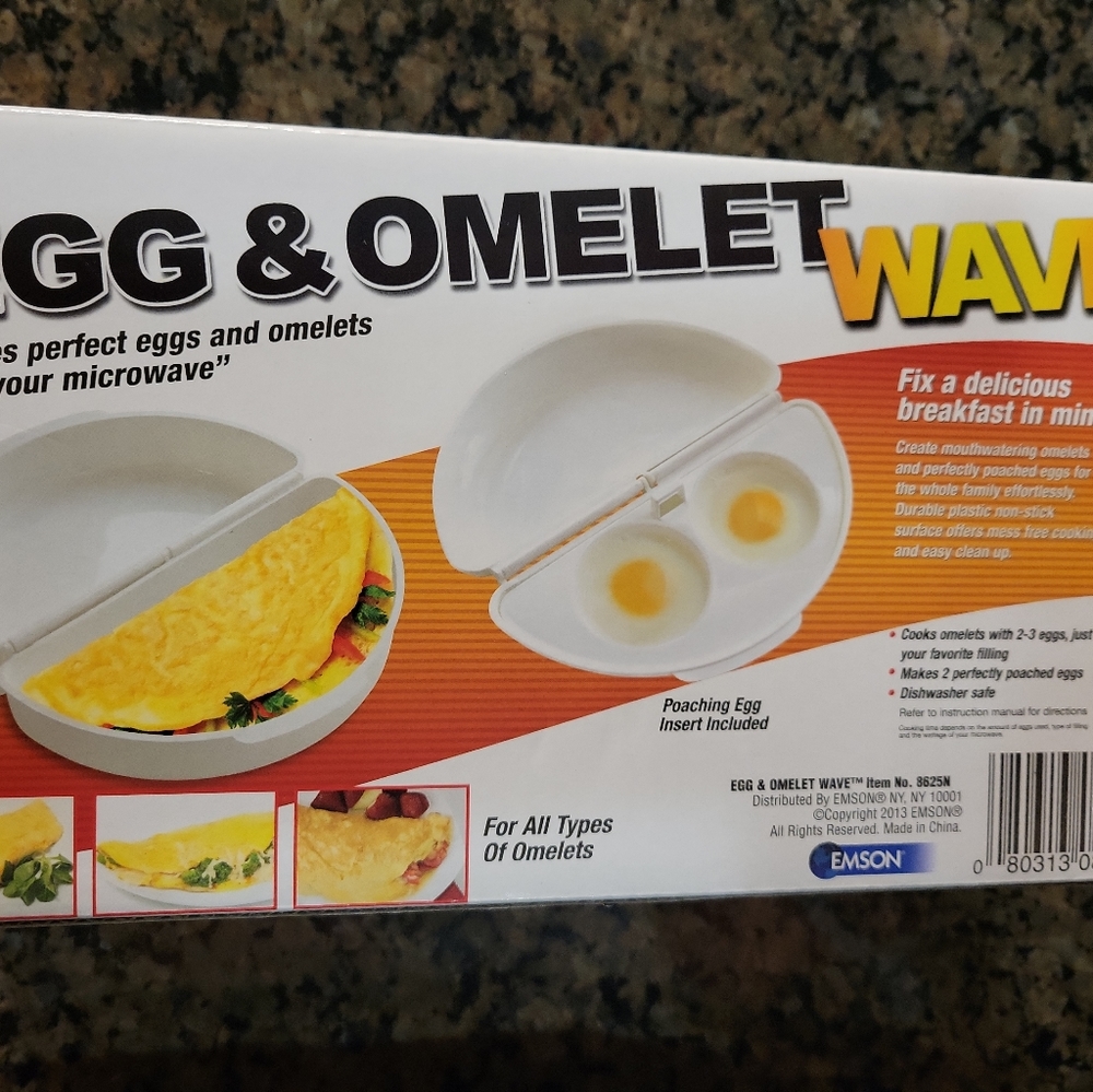 Emson Egg &Omlet Wave Microwave Cooker